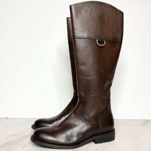 Frye Jayden D Ring Brown Leather Riding Boot 6